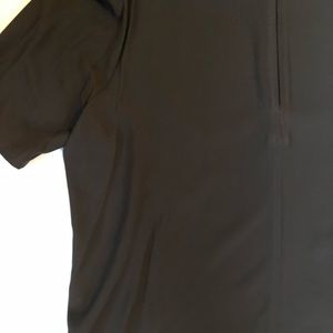 Calvin Klein Blouse charcoal mock neck Sz XL NWT